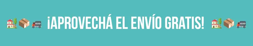 ¡Aprovecha el envío gratis!